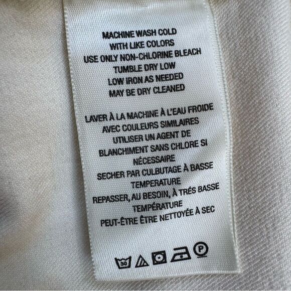 NWT Free People Venice Beach Cream Elastic Waist Flare Wide Leg Jeans Size 26 - Picture 10 of 14